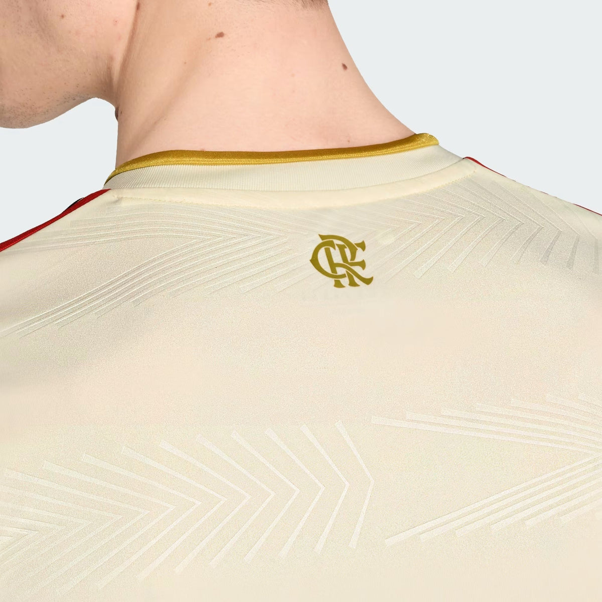 Camisa Adidas Flamengo 2025/26 III AYRTON LUCAS N° 6, detalhe do tecido