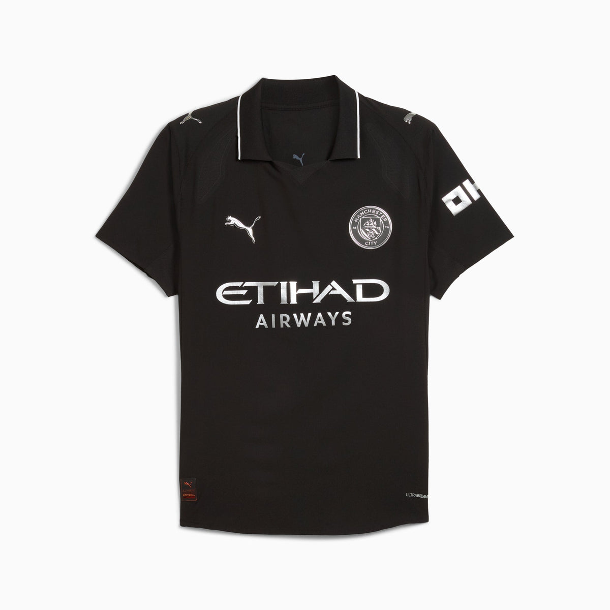 Camisa Manchester City 2025/26 II, detalhe do tecido