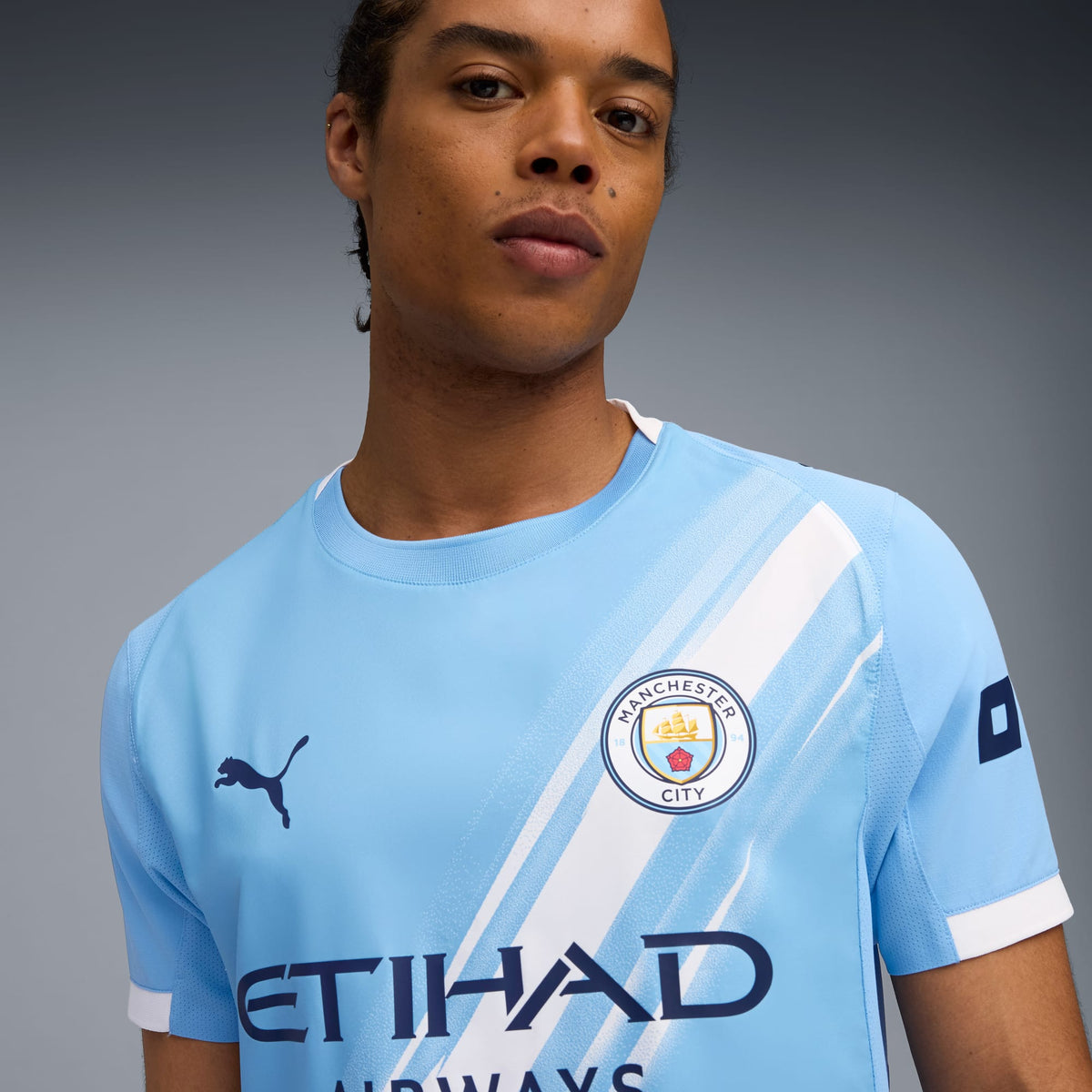 Camisa Manchester City 2025/26 I, vista de frente