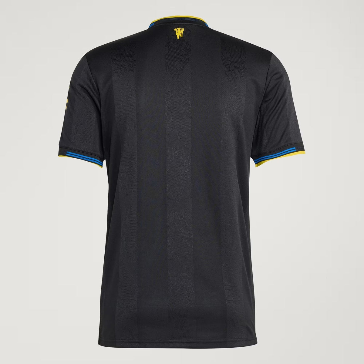 Camisa Adidas Manchester United 2025/26 III, detalhe da gola