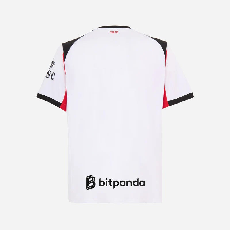Camisa Milan 2025/26 II, vista de costas