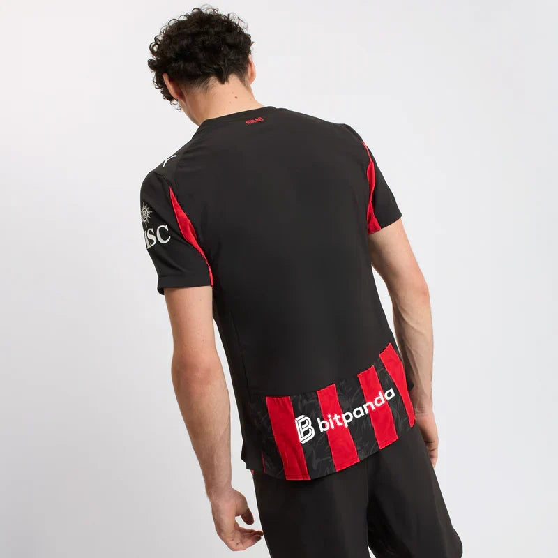 Camisa Milan 2025/26 I, vista de frente