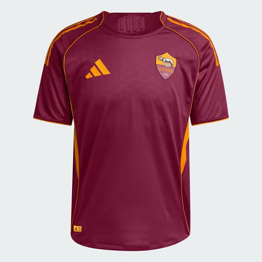 Camisa Roma 2025/26 I, vista de costas