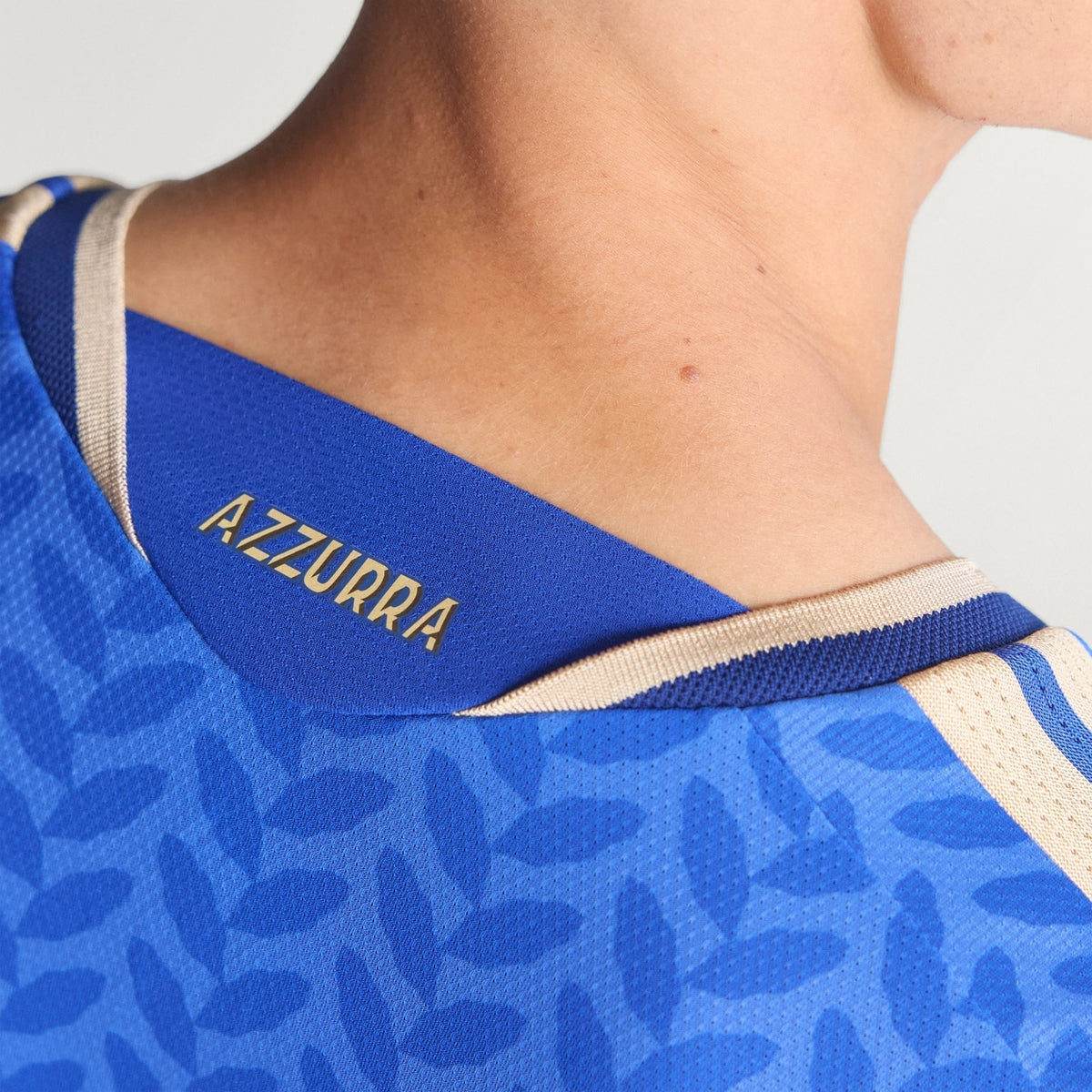 Camisa Itália 2026/27 I Jogador, detalhe do tecido