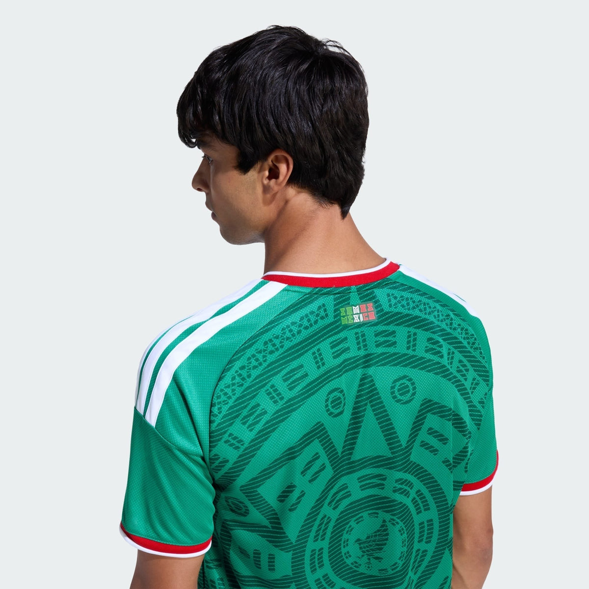 Camisa México 2026/27 I, detalhe do tecido