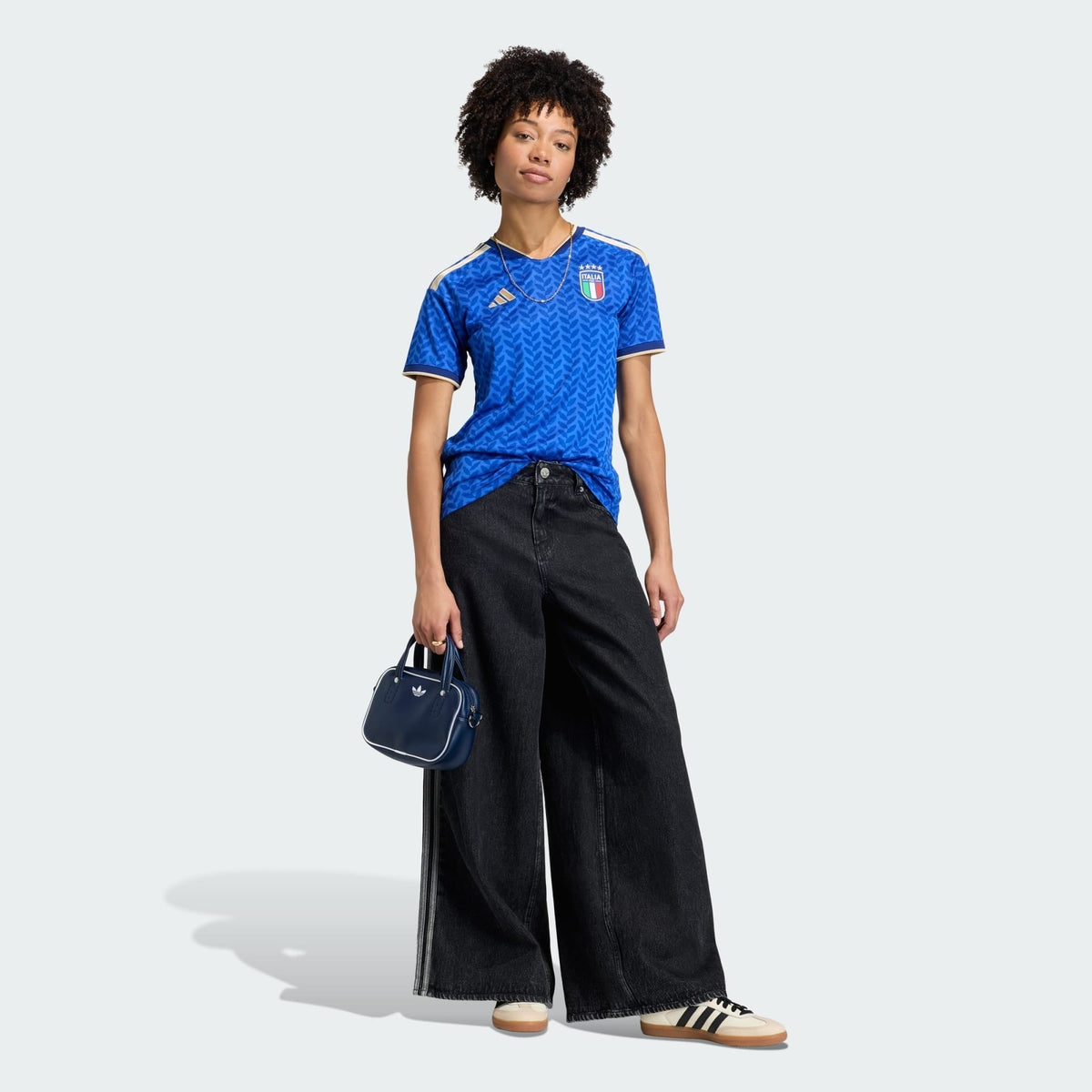 Camisa Feminina Itália 2026/27 I, detalhe da manga