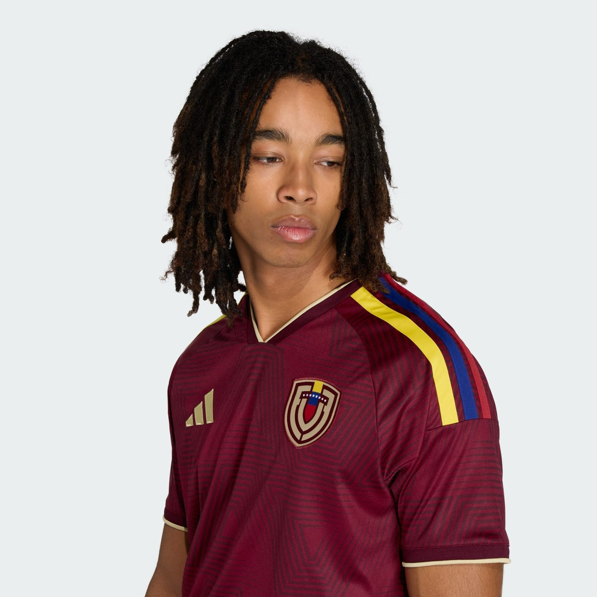 Camisa Venezuela 2026/27 I, detalhe da gola