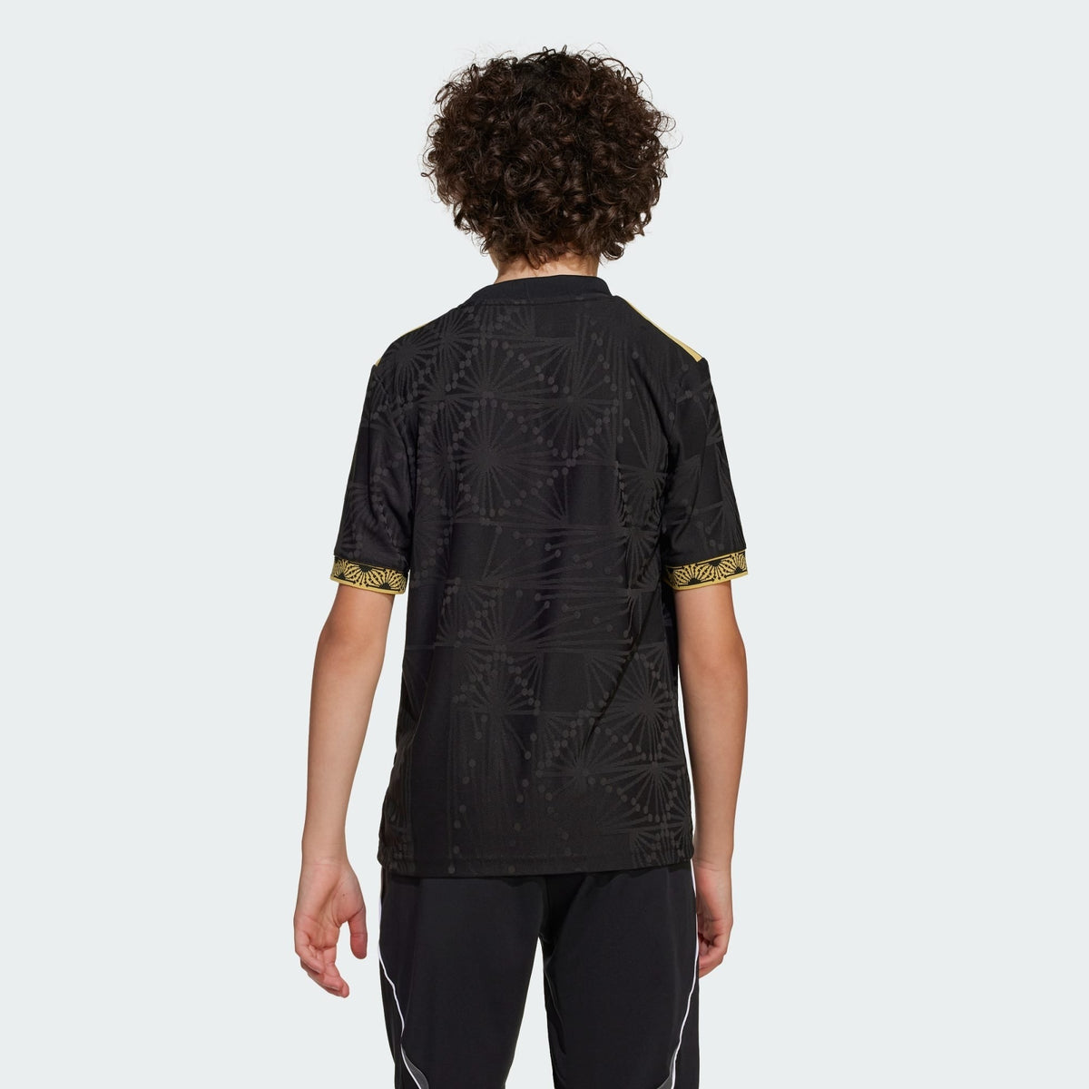 Camisa Infantil México Gold 2025/26 I, detalhe da gola