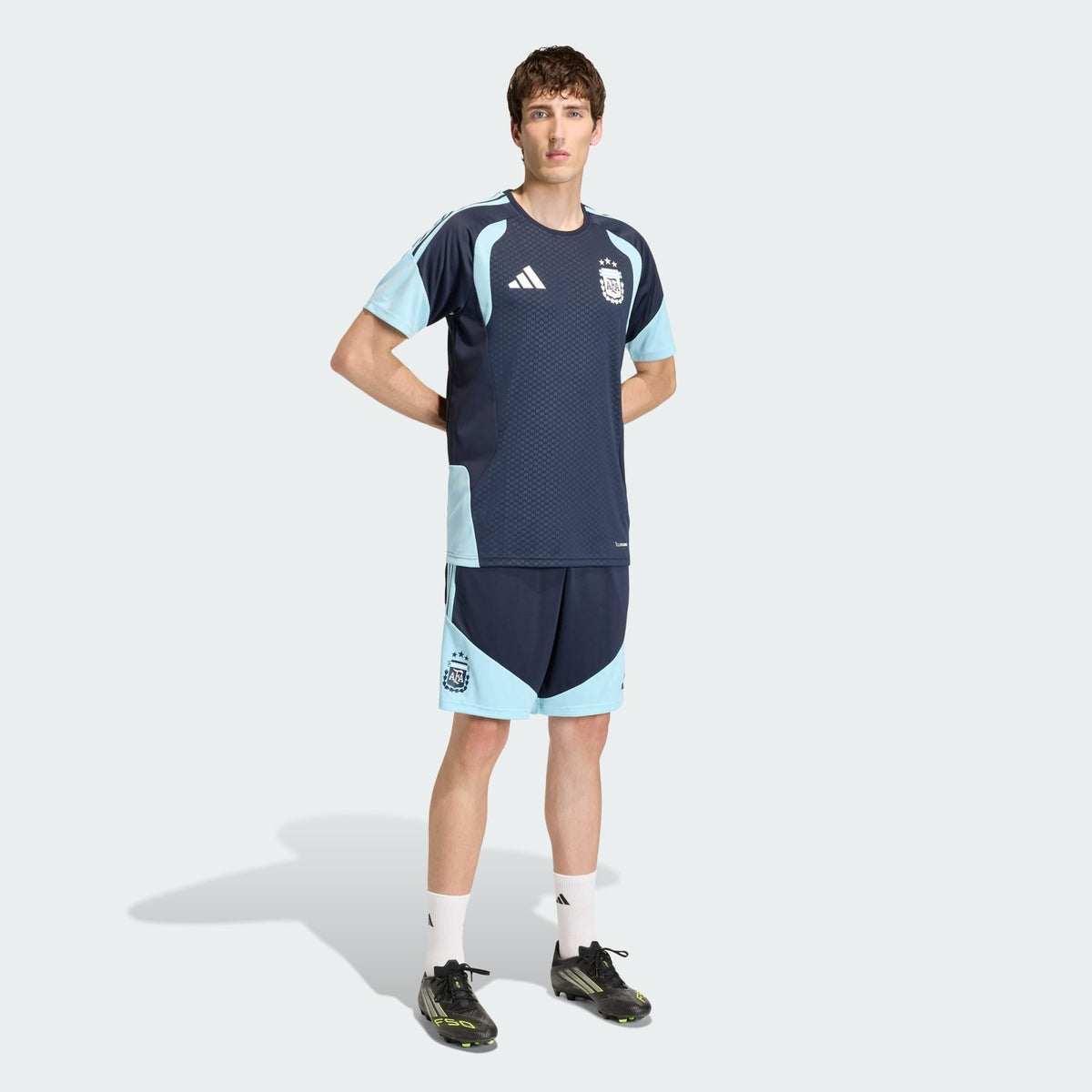 Camisa Treino Argentina 2026/27, detalhe do tecido