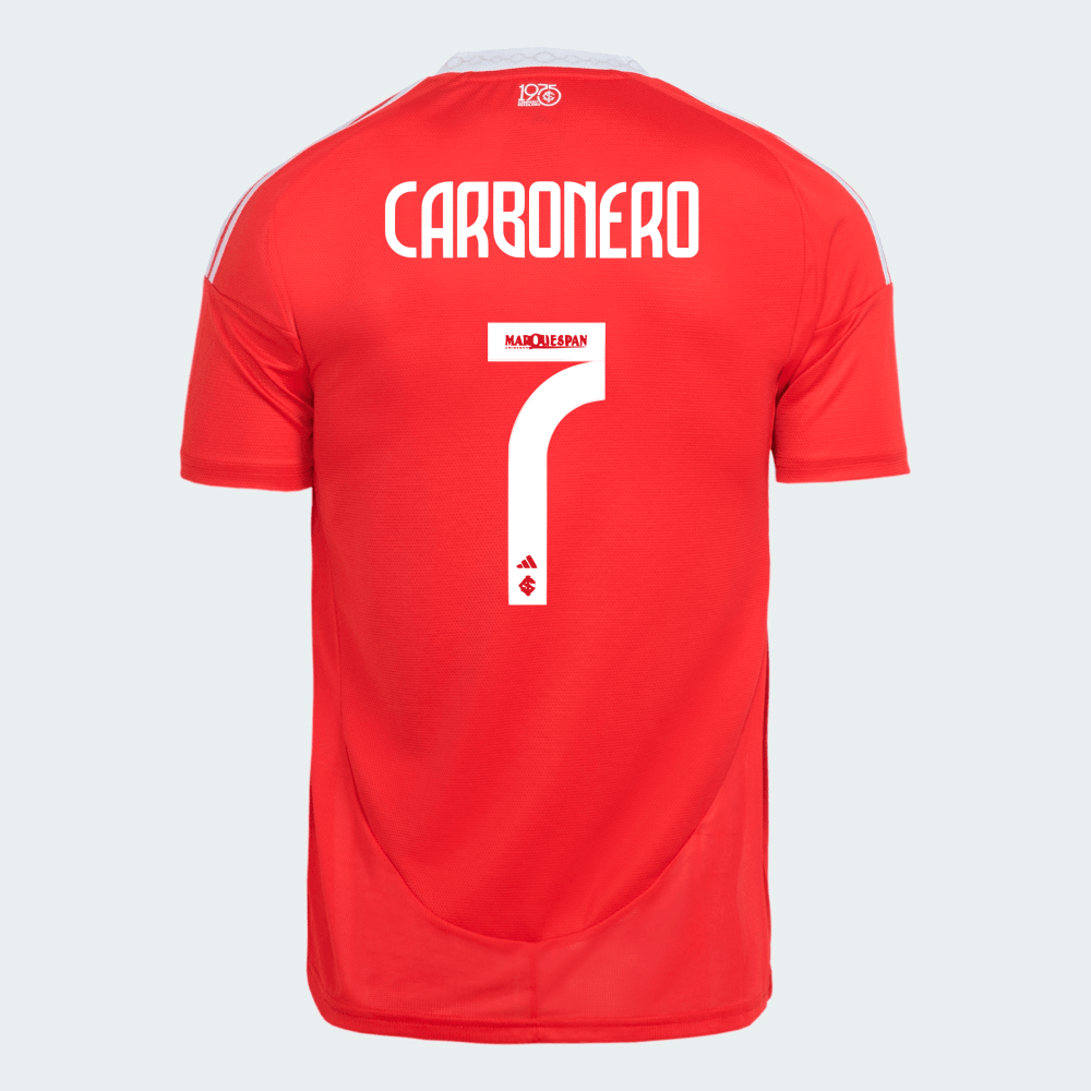 Camisa Adidas Internacional 2025/26 I - Carbonero N° 7 na TSN Sports