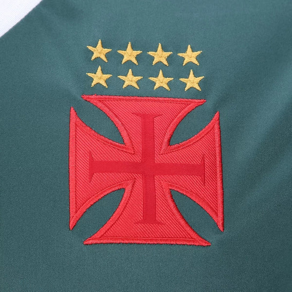 Camisa Vasco Goleiro 2024/25, detalhe do escudo