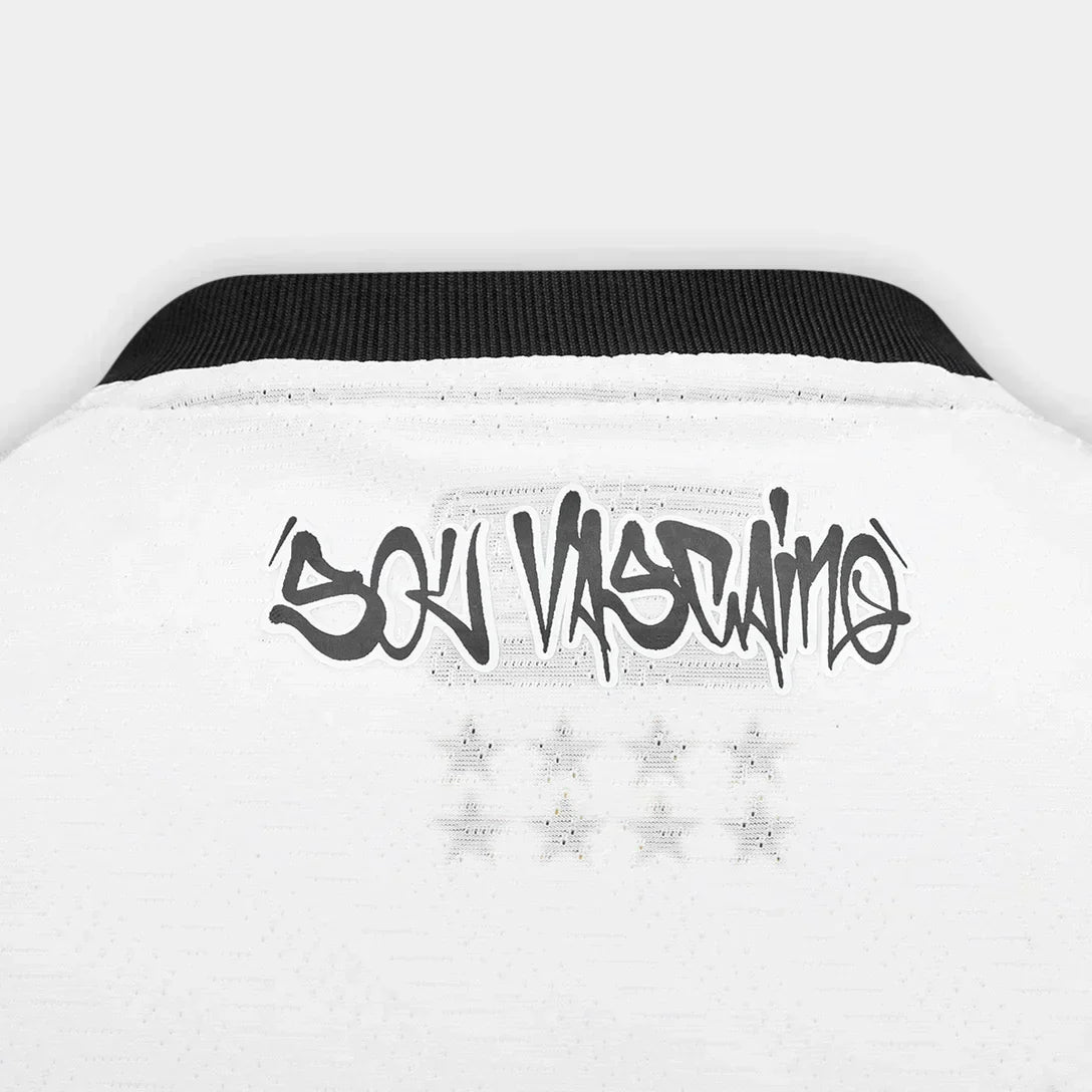 Camisa Feminina Kappa Vasco da Gama 2025/26 II, detalhe do tecido