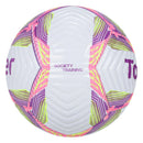 Bola de Futebol Society Topper Samba - Branco+Rosa