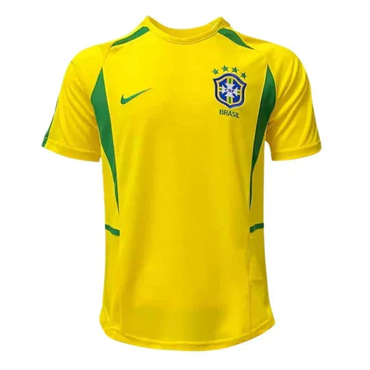 Camisa Seleção Brasil Home - Retrô 2002, vista de frente