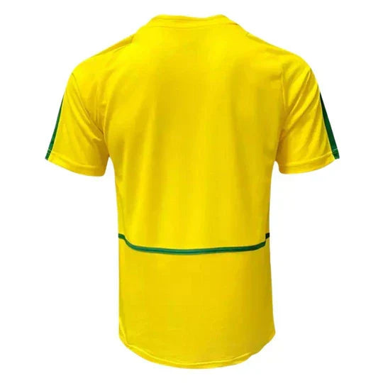 Camisa Seleção Brasil Home - Retrô 2002, detalhe da gola