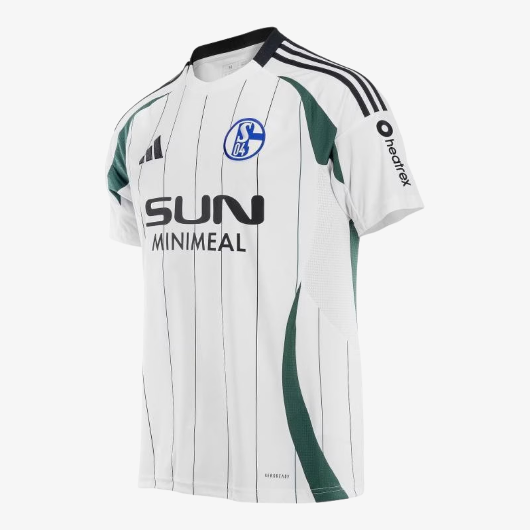 Camisa Adidas Schalke 04 II 2024/25 Torcedor, vista de costas