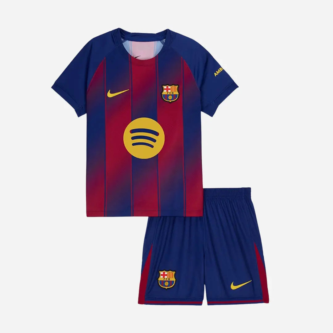 Conjunto Infantil Nike Barcelona 2025/26 I na TSN Sports