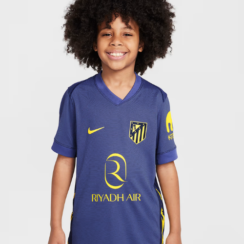 Conjunto Infantil Nike Atlético Madrid 2025/26 II Jogador na TSN Sports