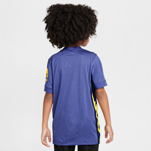 Conjunto Infantil Nike Atlético Madrid 2025/26 II Jogador, vista de frente