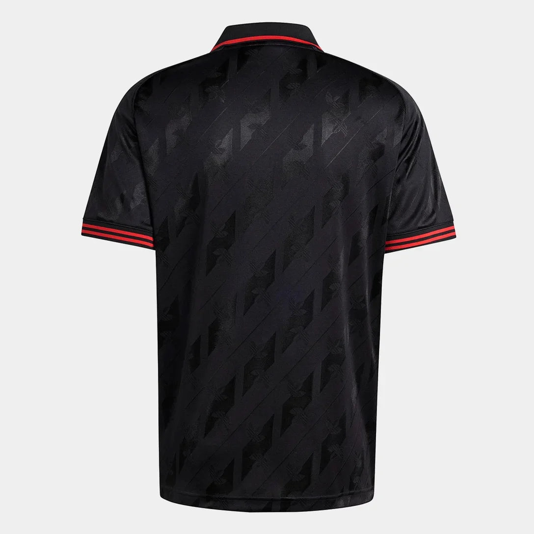 Camisa Flamengo Lifestyler 25/26 Adidas Masculina - Preto na TSN Sports