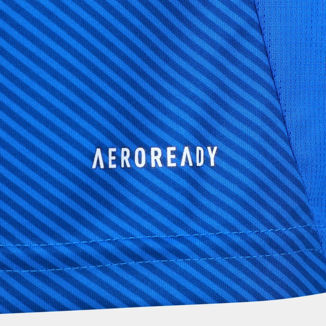 Camisa Feminina Adidas Cruzeiro 2025/26 I Com Patrocínios, detalhe da gola