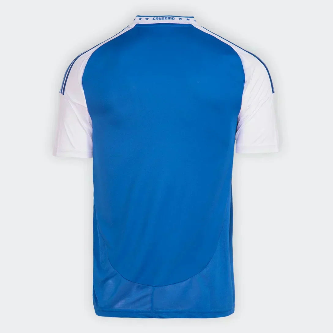 Camisa Adidas Cruzeiro 2025/26 I, detalhe do escudo