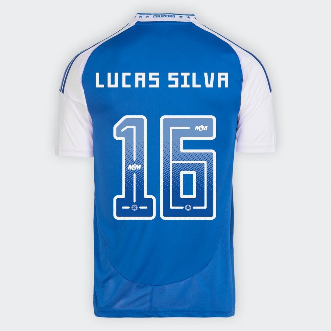 Camisa Adidas Cruzeiro 2025/26 I LUCAS SILVA N° 16 na TSN Sports