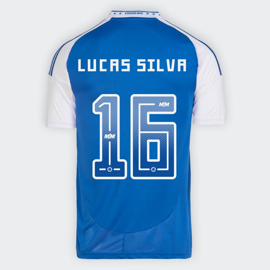 Camisa Adidas Cruzeiro 2025/26 I LUCAS SILVA N° 16 na TSN Sports