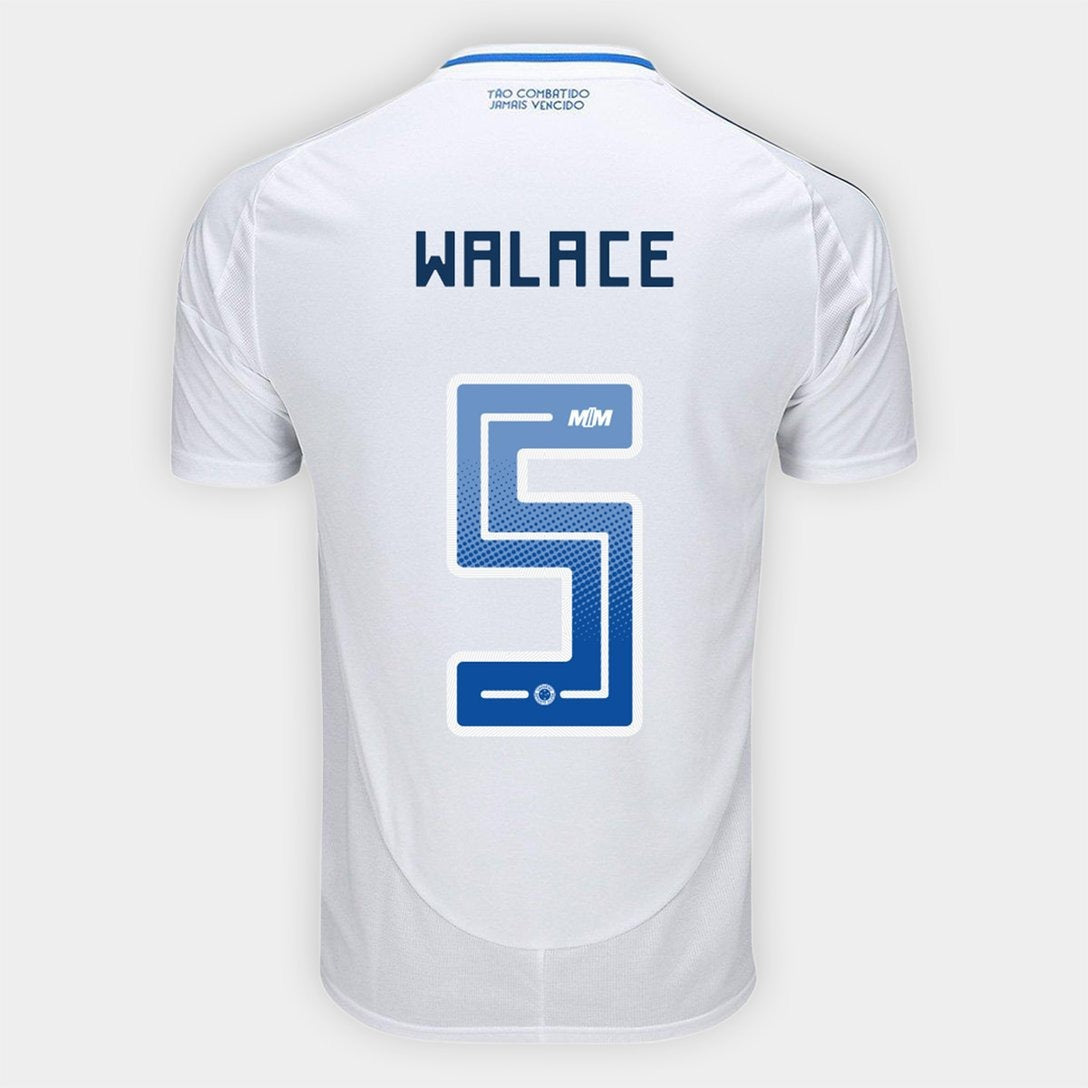 Camisa Adidas Cruzeiro 2025/26 II WALACE N° 5 na TSN Sports