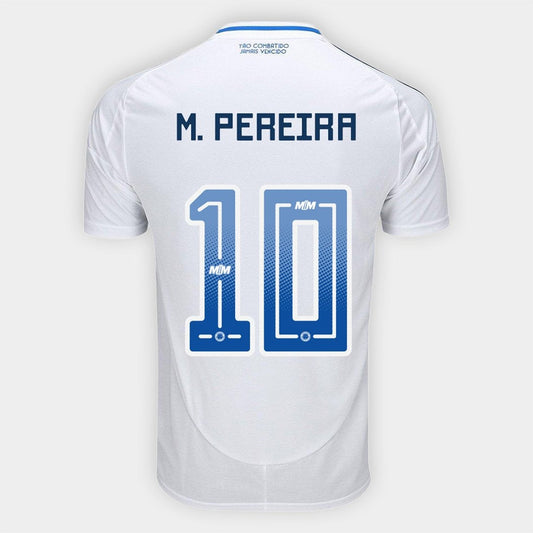 Camisa Adidas Cruzeiro 2025/26 II M. PEREIRA N° 10 na TSN Sports
