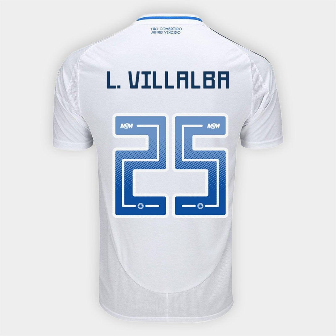 Camisa Adidas Cruzeiro 2025/26 II l. VILLALBA N° 25 na TSN Sports