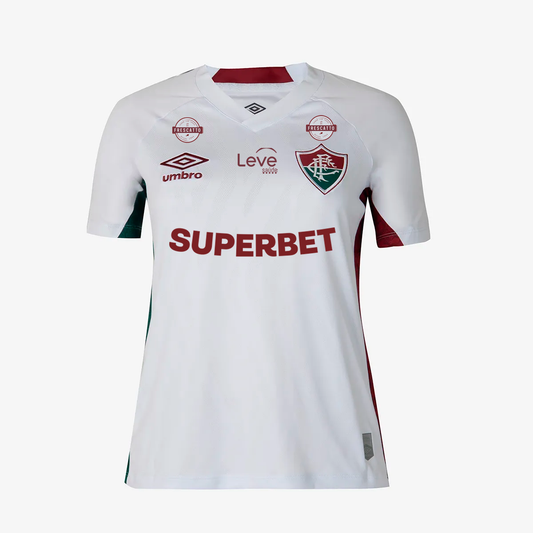 Camisa Feminina Umbro Fluminense 2025/26 II Com Patrocínio na TSN Sports