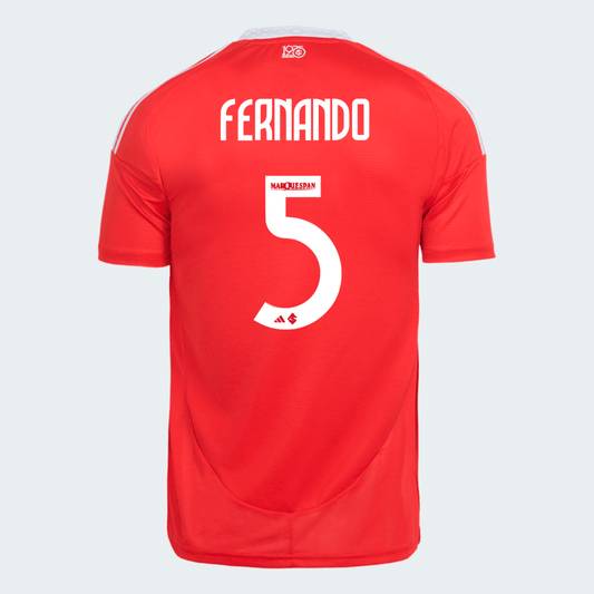 Camisa Adidas Internacional 2025/26 I - Fernando N° 5 na TSN Sports