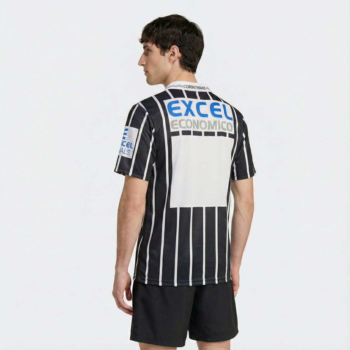 Camisa Retrô Corinthians 1997/98 II, vista de frente