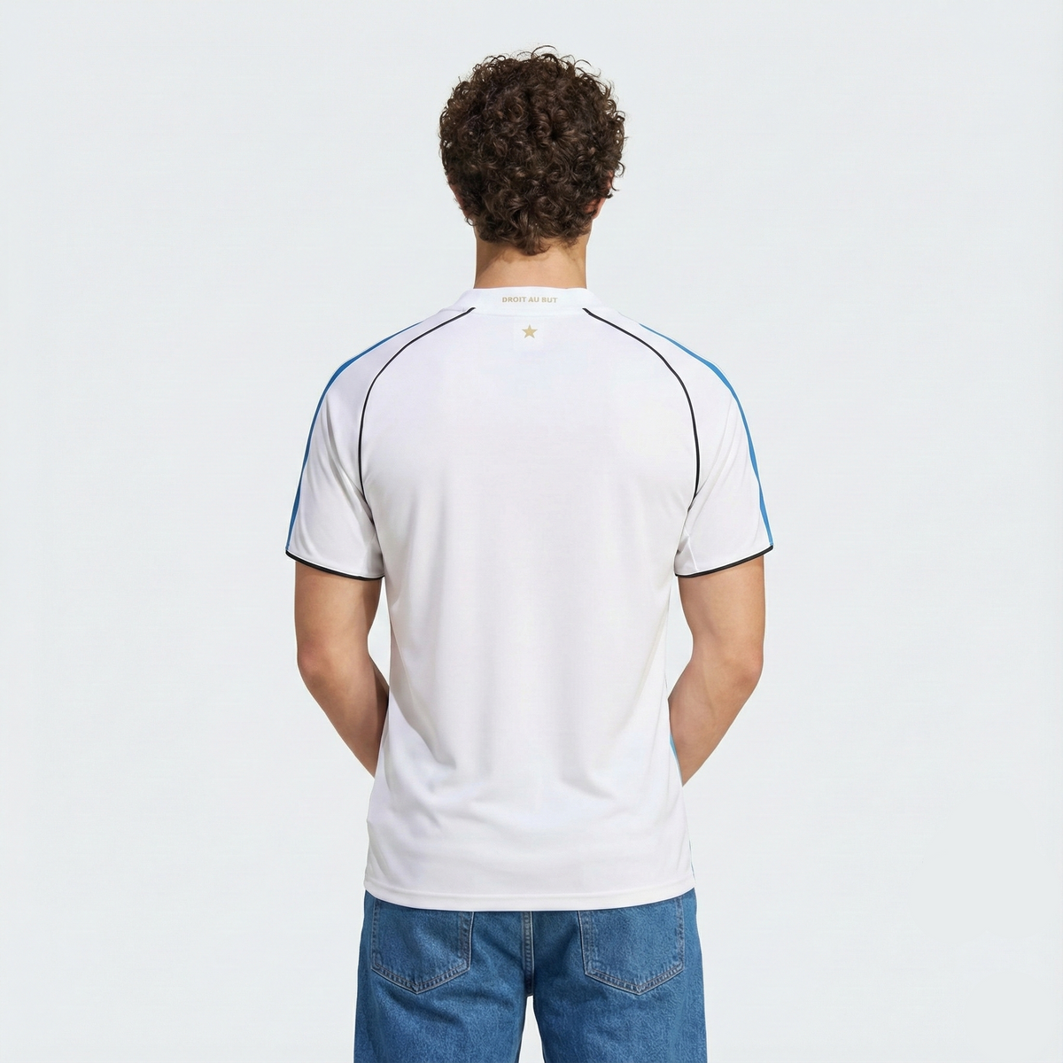 Camisa Olympique de Marseille Titular 05/06 - Versão Retro, vista de frente