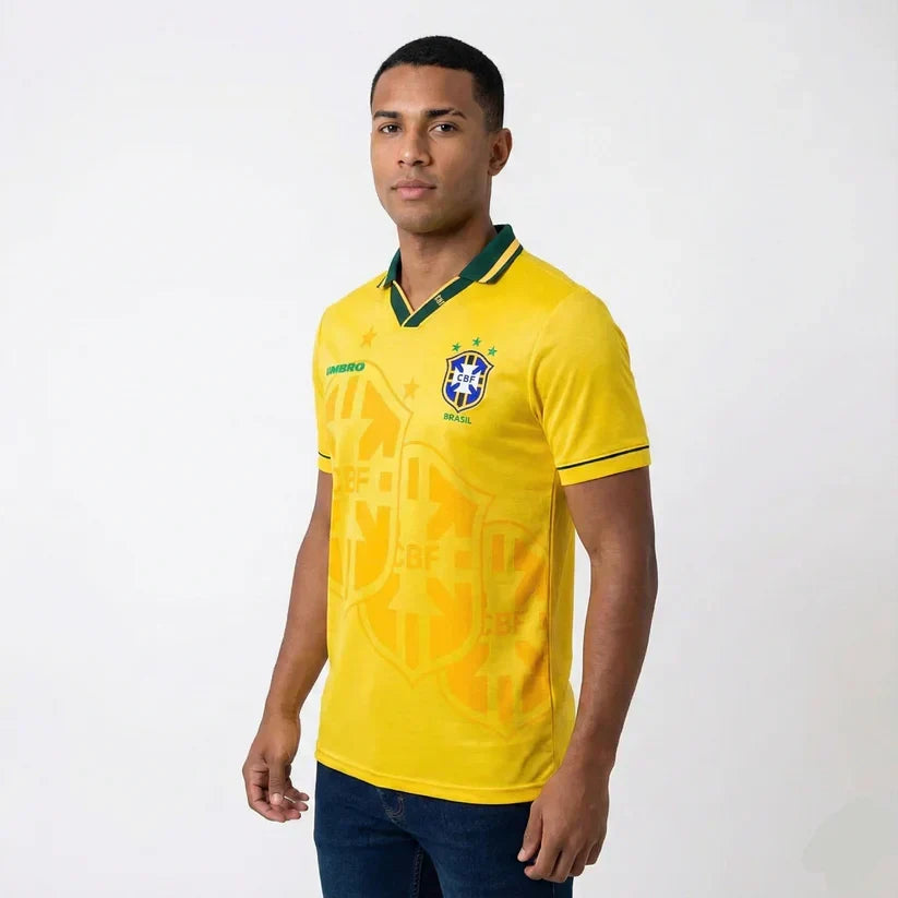 Camisa Seleção Brasil Home - Retrô 1994 na TSN Sports