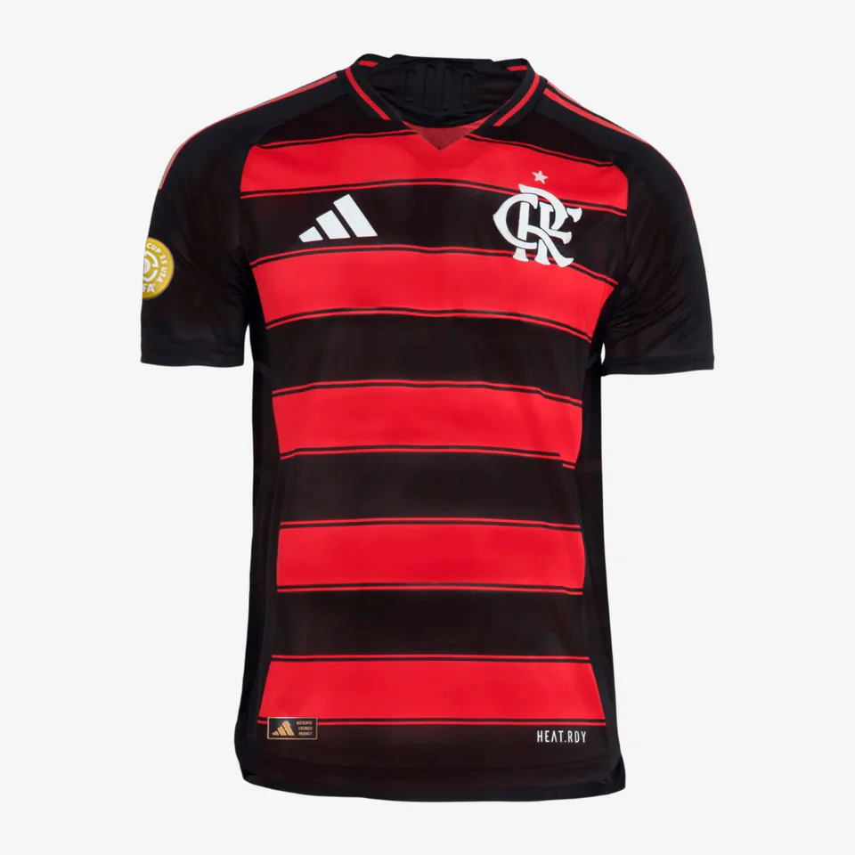 Camisa Adidas Flamengo 2025/26 I Authentic, vista lateral