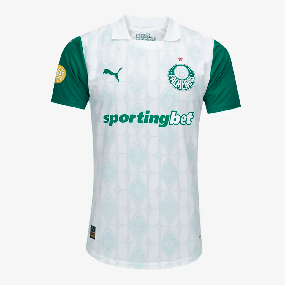 Camisa Puma Palmeiras 2025/26 II Jogador, etiqueta interna