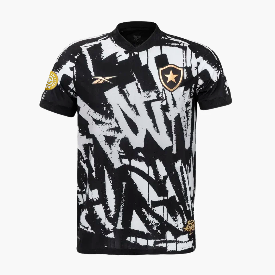 Camisa Reebok Botafogo 2025/26 IV, detalhe do tecido