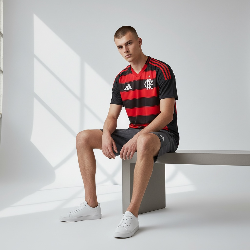 Camisa Flamengo I 25/26 - Torcedor Adidas Masculina na TSN Sports