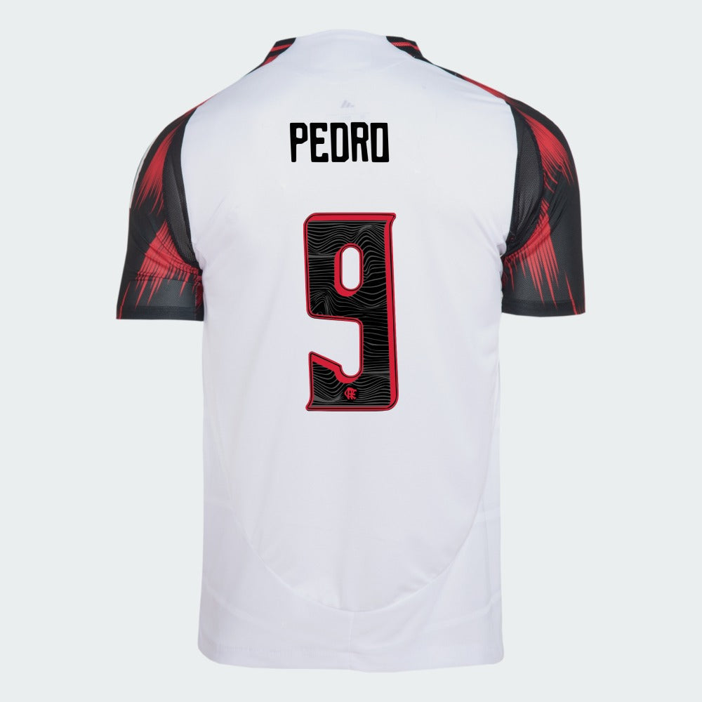 Camisa Adidas Flamengo 2025/26 II PEDRO N° 9 na TSN Sports