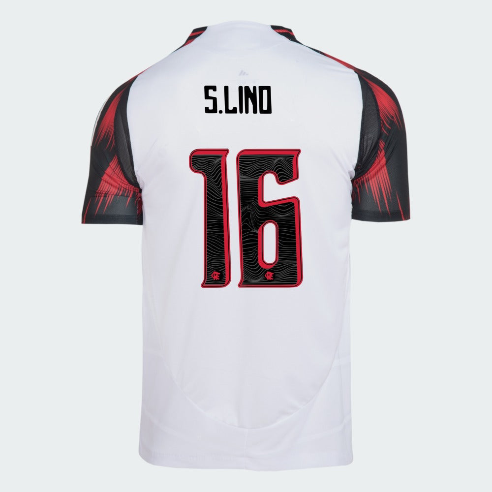 Camisa Adidas Flamengo 2025/26 II S. LINO N° 16 na TSN Sports
