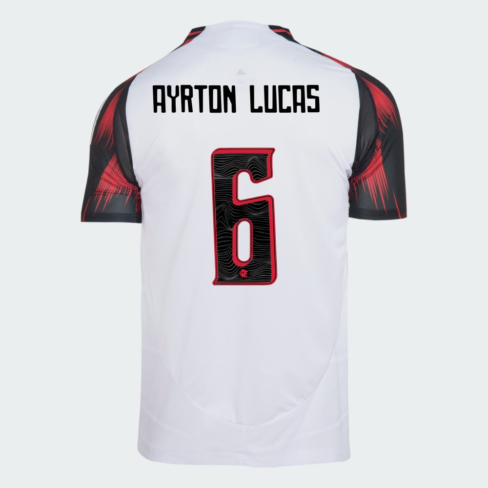 Camisa Adidas Flamengo 2025/26 II AYRTON LUCAS N° 6 na TSN Sports