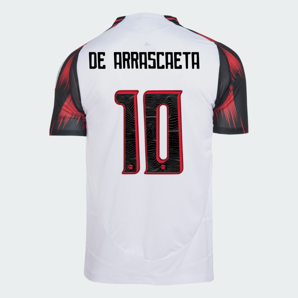 Camisa Adidas Flamengo 2025/26 II DE ARRASCAETA N° 10 na TSN Sports
