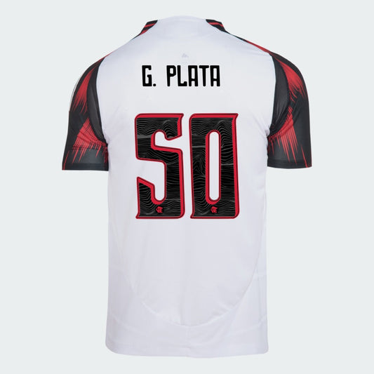 Camisa Adidas Flamengo 2025/26 II G. PLATA N° 50 na TSN Sports