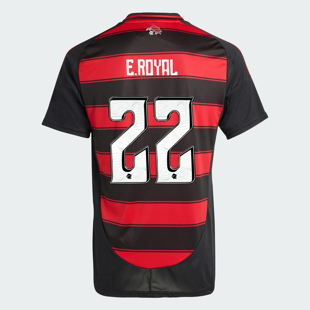 Camisa Adidas Flamengo 2025/26 I E. ROYAL N° 22 na TSN Sports