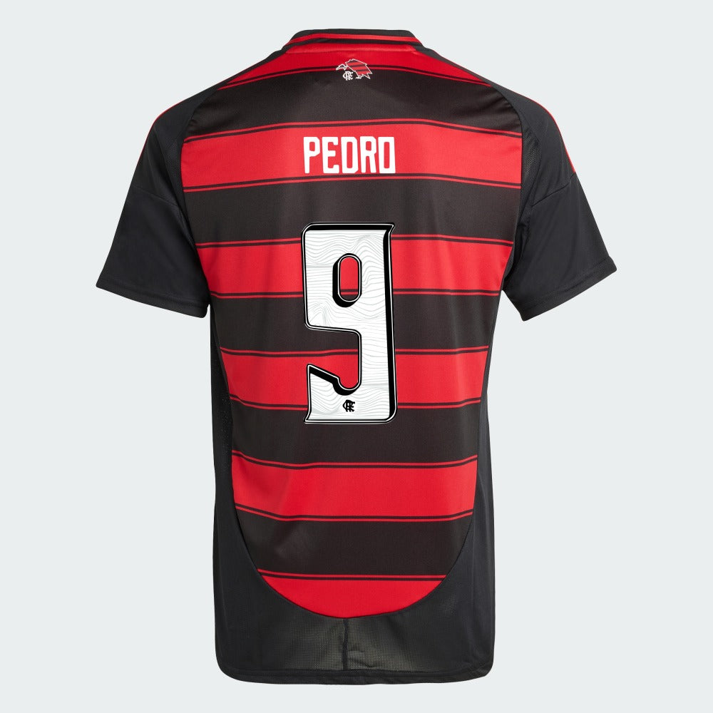 Camisa Adidas Flamengo 2025/26 I PEDRO N° 9 na TSN Sports