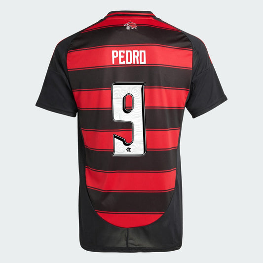 Camisa Adidas Flamengo 2025/26 I PEDRO N° 9 na TSN Sports