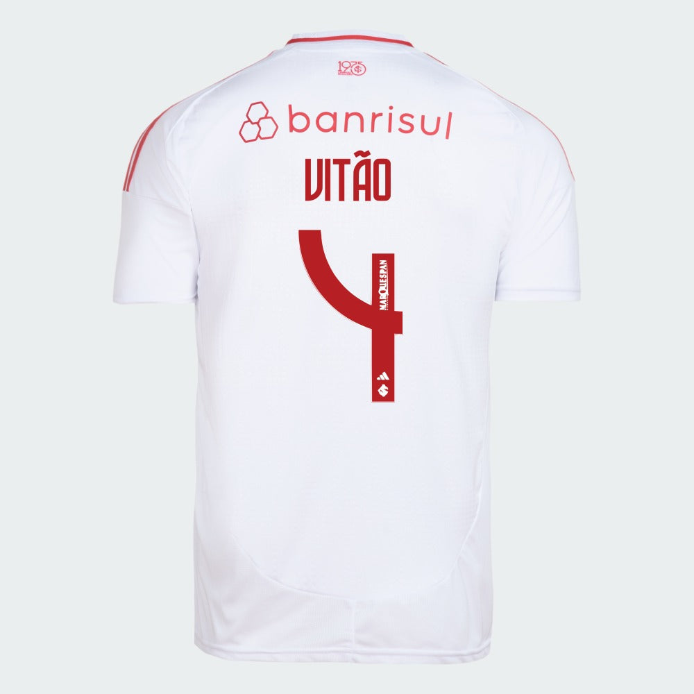Camisa Adidas Internacional 2025/26 II VITÃO N° 4 na TSN Sports