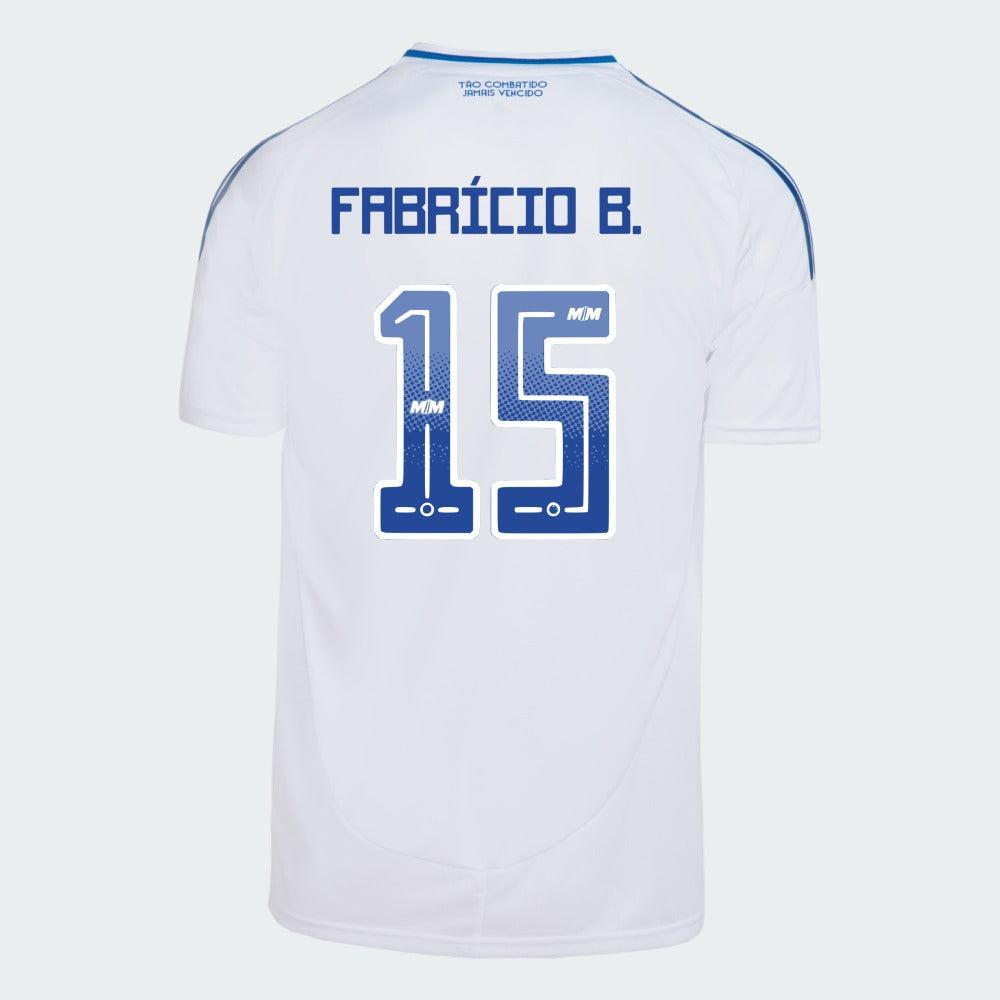 Camisa Adidas Cruzeiro 2025/26 II FABRICIO B. N° 15 na TSN Sports
